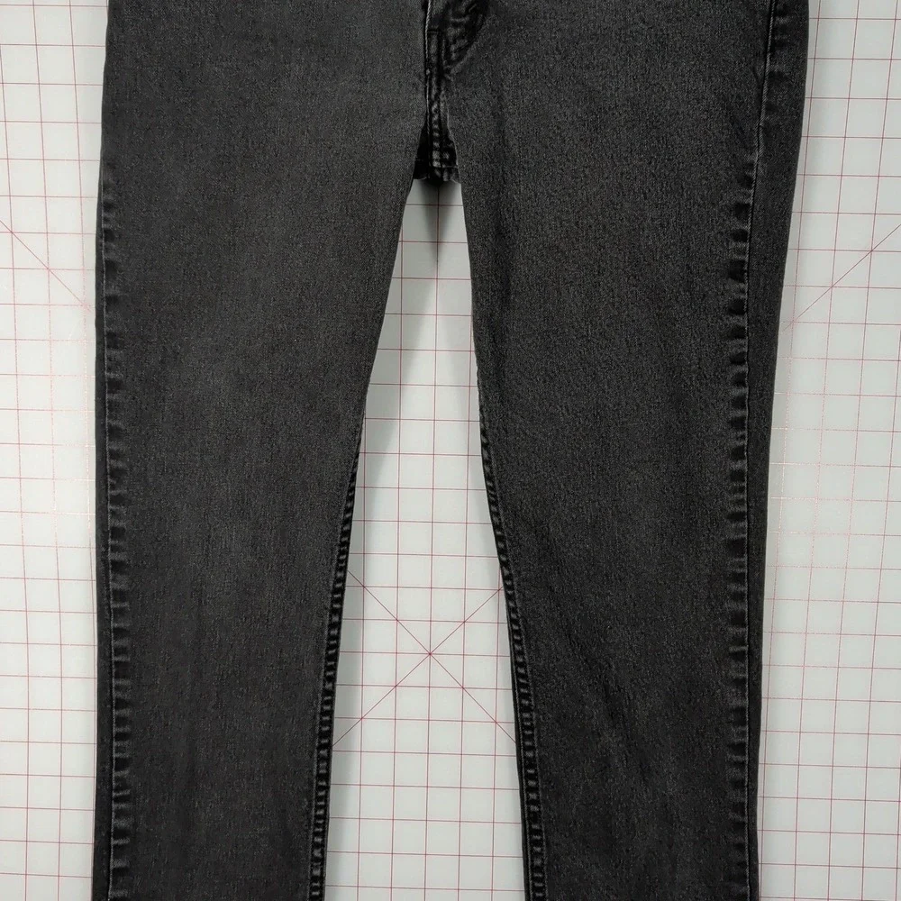 Levis 511 Slim Fit Jeans Mens 32x32 Faded Black Denim‎ 04511-1907